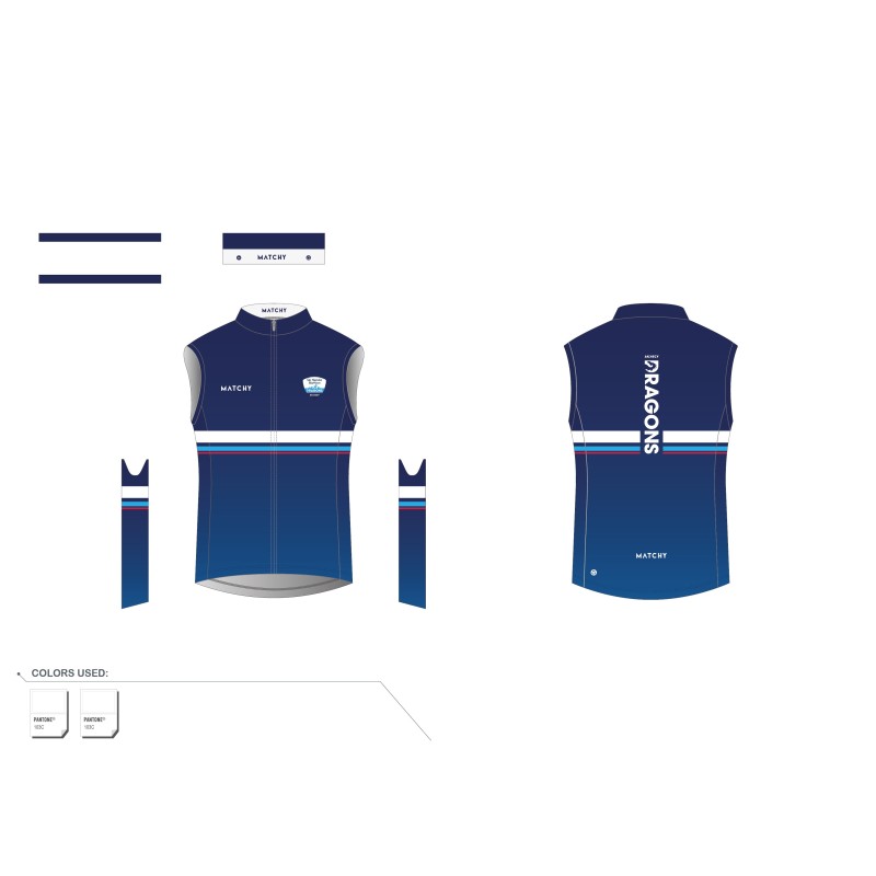 GILET SANS MANCHE MATCHY DRAGONS